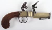 Brass Framed Flintlock Boxlock Tinder Lighter c.1800