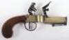 Brass Framed Flintlock Boxlock Tinder Lighter c.1800