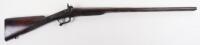 Good Continental Double Barrel Breech Loading 12 Bore Pin Fire Hammer Gun, No.1478