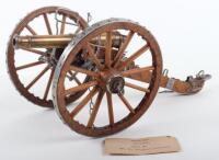 Fine Engineers Exhibition Quality Model of a British Waterloo Period Field Gun of c.1795