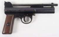 .177” Webley Mark I Barrel Cocking Air Pistol No. 41245