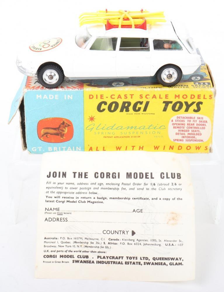 Corgi Toys 475 Citroën Safari Olympic Winter Sport Corgi Toys 475 Citroën Safari Olympic Winter Sport