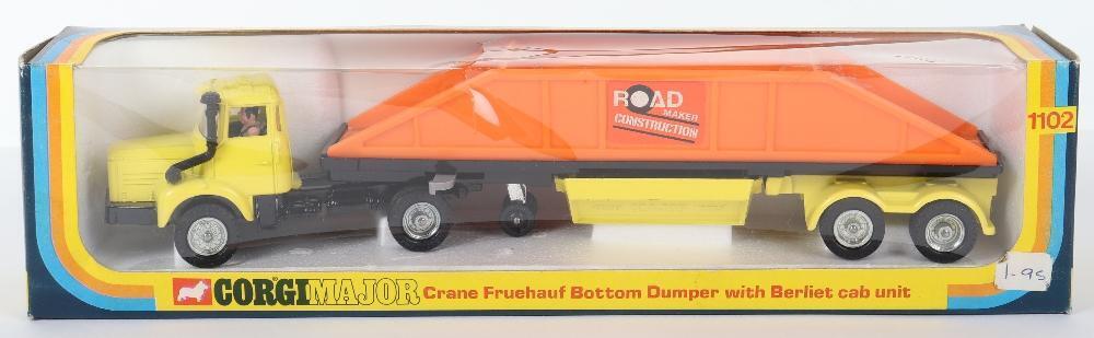 Corgi Major Toys 1102 Crane Fruehauf Bottom Dumper with Berliet