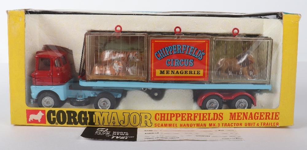 Corgi Major Toys 1139 Chipperfield's Circus Menagerie Scammel
