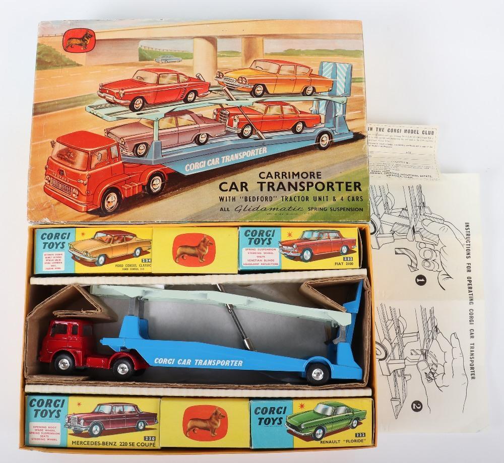 Corgi major toys carrimore cheap car transporter