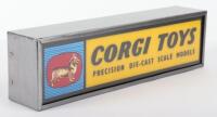 A Contemporary Corgi Toys shop display sign