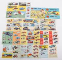 Six Corgi Toys Leaflets