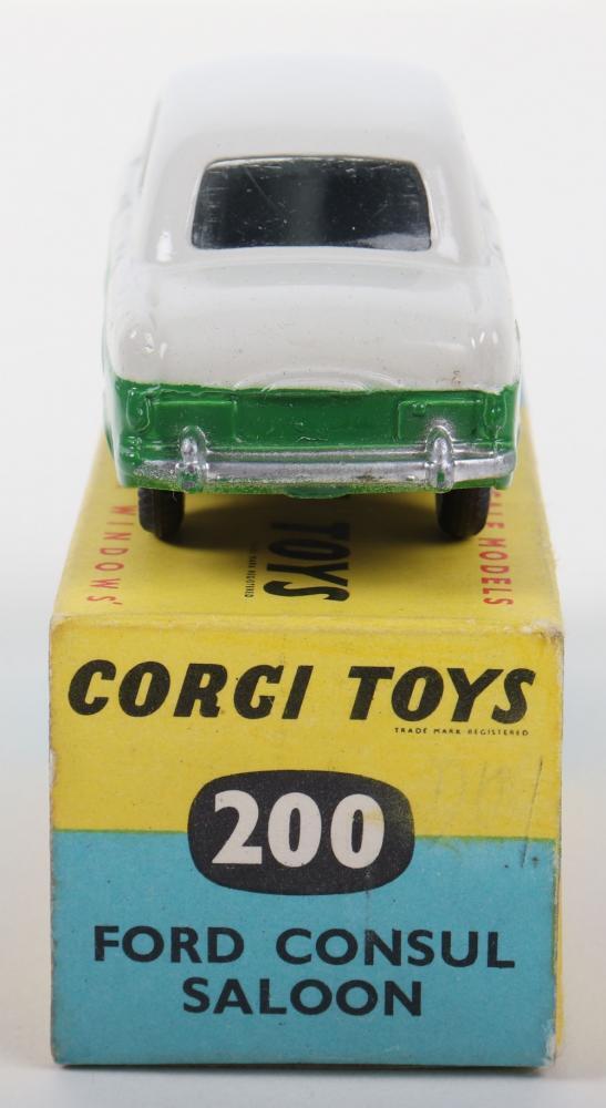 CORGI 200 2TONE RARE 1959 FORD CONSUL EXCELLENT- RARE ORIGINAL BOX AS SHOWN £88 CORGI 200 2TONE RARE 1959 FORD CONSUL EXCELLENT- RARE ORIGINAL BOX AS SHOWN £88