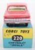 Corgi Toys 220 Chevrolet “Impala” pink body - 3