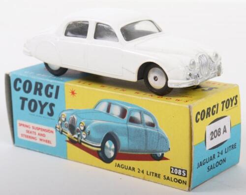Corgi Toys 208 Jaguar 2.4 Litre Saloon Car