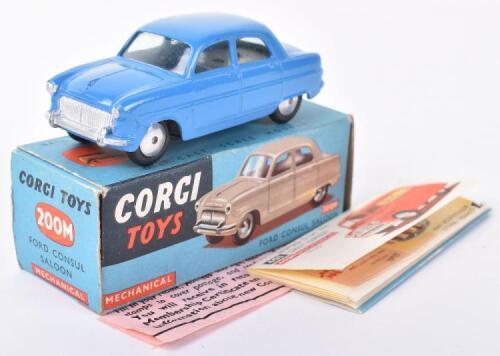 Corgi Toys 200M Ford Consul Saloon, blue body