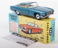 Corgi Toys 241 Chrysler Ghia L.6.4 Scarce kingfisher blue body