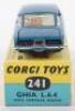 Corgi Toys 241 Chrysler Ghia L.6.4 Scarce kingfisher blue body - 4