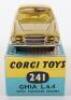 Corgi Toys 241 Chrysler Ghia L.6.4, Scarce metallic lime body - 3