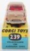 Corgi Toys 239 Volkswagen 1500 Karmann Ghia gold body - 4