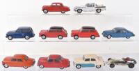 Ten Unboxed Vintage Corgi Toys Models