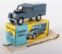 Corgi Toys 351 Land Rover R.A.F. Vehicle scarce shaped spun wheel hubs