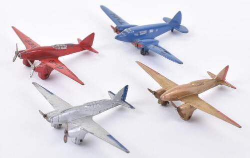 Four Dinky Toys Aircraft