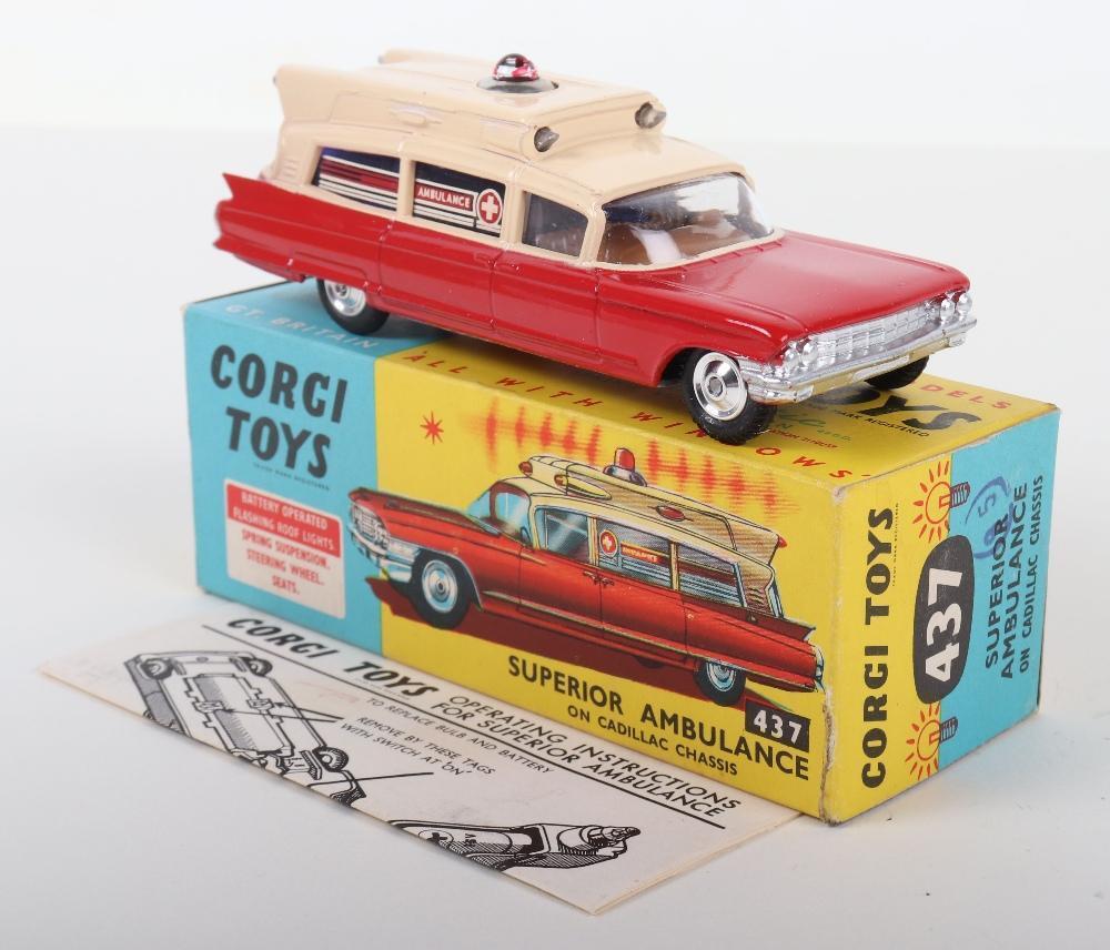 corgi toys superior ambulance on cadillac chassis