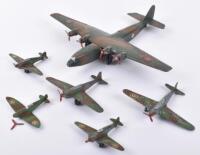 Six Dinky Toys Pre-War Aircraft