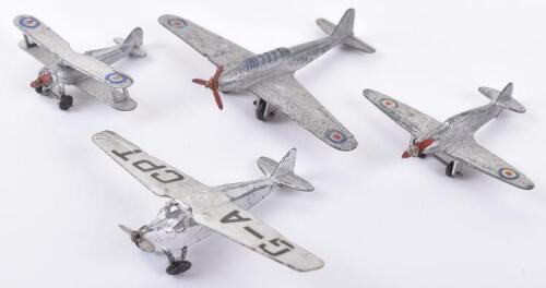 Four Dinky Toys Aircraft