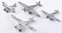 Four Dinky Toys Aircraft