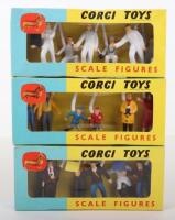 Three Boxed Sets of Corgi Toys Scale Figures for Silverstone kits