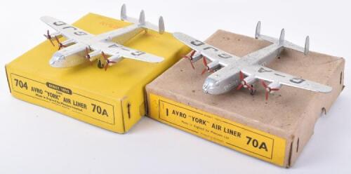 Two Boxed Dinky Toys 70A (704) Avro York Air Liner’s