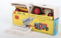 Corgi Toys Gift Set 29 Massey-Ferguson 65 Tractor and Tipping Trailer with driver.