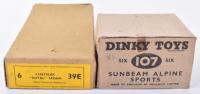 Two Dinky Toys Empty Trade Boxes