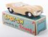 Tri-ang Spot On Model 107 Jaguar XKSS beige body