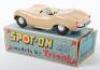 Tri-ang Spot On Model 107 Jaguar XKSS beige body - 2