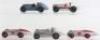 Five Unboxed Dinky Toys Racing Cars, - 2