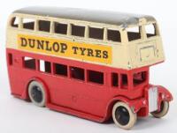 Dinky Toys (pre-war) 29c Double Decker bus ‘Dunlop Tyres’