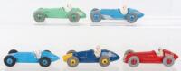 Five Dinky Toys Racing Cars