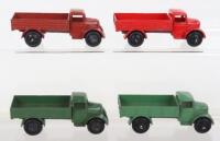 Four Dinky Toys Post War 22c Motor Truck