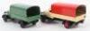 Two Dinky Toys Post War 25b Covered Wagons - 2