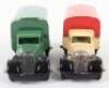 Two Dinky Toys Post War 25b Covered Wagons - 4