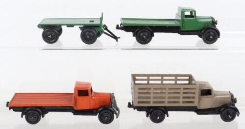 Three Dinky Toys Post War 25 series Wagons