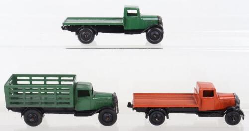 Three Dinky Toys Post War 25 series Wagons