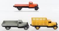 Three Dinky Toys Post War 25 series Wagons