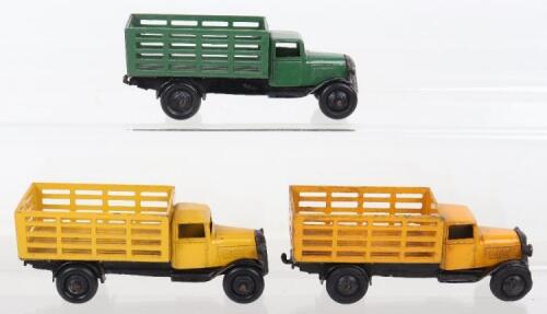 Three Dinky Toys 25f Market Gardeners Lorries