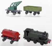 Dinky Toys Hornby Series Lead Modelled Miniatures Pre War Mixed Good Train Set