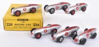 Dinky Toys 220 (23a) Six Racing Cars in yellow trade box
