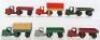 Six Dinky Toys Post War 33 series Mechanical Horse & Trailers - 2
