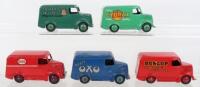 Five Dinky Toys Trojan Vans