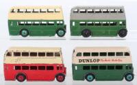 Four Dinky Toys 29c Buses