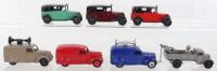 Seven Unboxed Dinky Toys