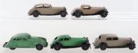 Five Dinky Toys Post-War 30 series Cars