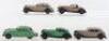 Five Dinky Toys Post-War 30 series Cars - 2
